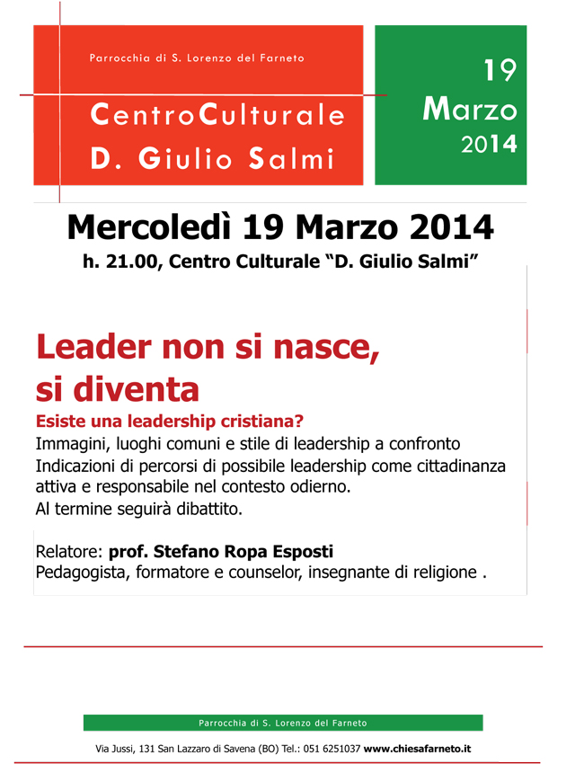           Leader si nasce o si diventa?